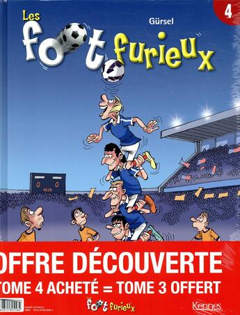 Couverture du livre « Les Foot Furieux t.4 » de Gurcan Gursel aux éditions Kennes Editions