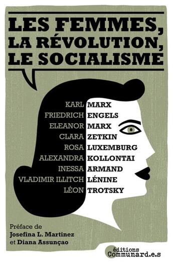 Couverture du livre « Les femmes, la révolution, le socialisme : Préface de Josefina L. Martinez et Diana Assunçao » de Karl Marx et Alexandra Kollontai et Eleanor Marx et Clara Zetkin aux éditions Communard.e.s