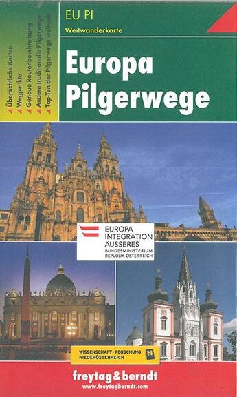 Couverture du livre « Europ pilgerwege » de  aux éditions Freytag Und Berndt