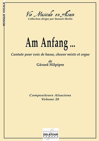 Couverture du livre « Am anfang cantate » de Hilpipre G Rard aux éditions Delatour