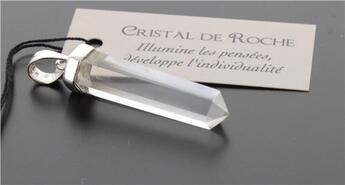 Couverture du livre « Pendentif cristal de roche forme pointe » de  aux éditions Dg-exodif