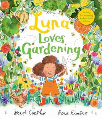 Couverture du livre « LUNA LOVES GARDENING » de Joseph Coelho aux éditions Walker Books