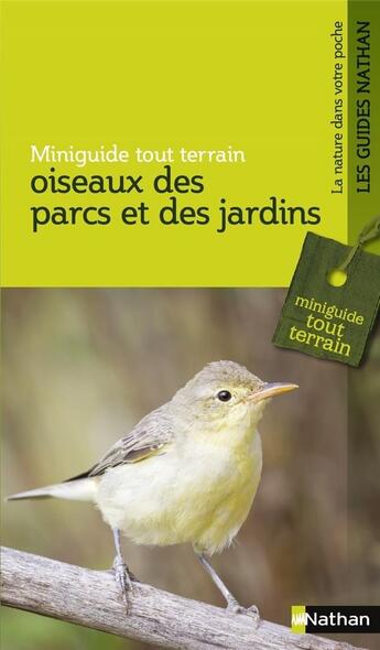 Couverture du livre « Oiseaux des parcs et des jardins » de  aux éditions Nathan