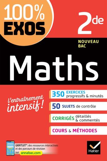 Couverture du livre « Maths 2de - exercices resolus - seconde » de Laurent Darre aux éditions Hatier