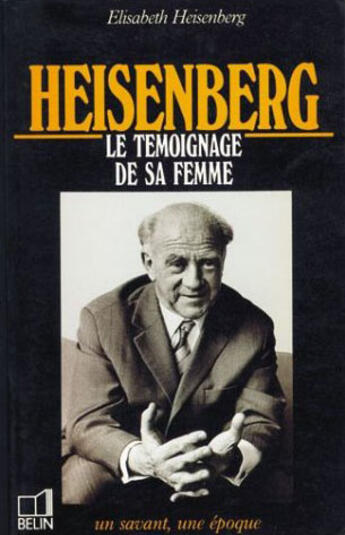 Couverture du livre « Heisenberg » de Heisenberg Elis aux éditions Belin