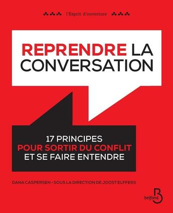 Couverture du livre « Reprendre la conversation » de Dana Caspersen aux éditions Belfond