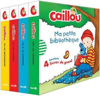 Couverture du livre « Caillou ; ma petite bibliothèque » de Pierre Brignaud aux éditions Chouette