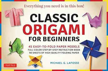 Couverture du livre « Classic origami for beginners » de  aux éditions Tuttle