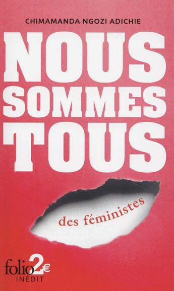 Couverture du livre « Nous sommes tous des féministes » de Chimamanda Ngozi Adichie aux éditions Folio
