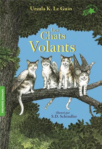 Couverture du livre « Les chats volants » de Ursula K. Le Guin et S. D. Schindler aux éditions Gallimard-jeunesse