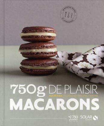 Couverture du livre « Macarons » de Damien et Christophe aux éditions Solar