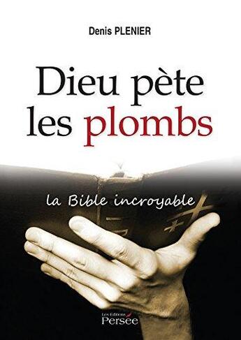 Couverture du livre « Dieu pete les plombs » de Plenier Denis aux éditions Persee