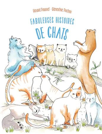 Couverture du livre « Fabuleuses histoires de chats » de Gerard Pourret et Clementine Pochon aux éditions Mouck
