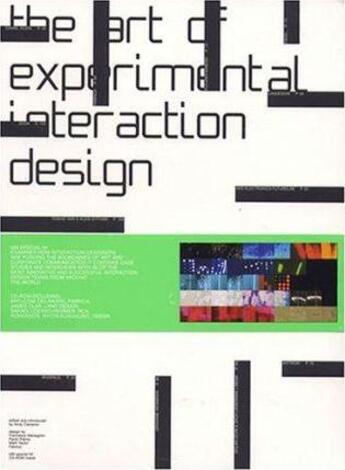 Couverture du livre « IDN special 4 : the art of experimental interaction design » de  aux éditions Gingko Press