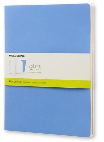 Couverture du livre « Assortiment de deux cahiers volants - tres grand format - pages blanches - couverture souple (2 nuan » de Moleskine aux éditions Moleskine