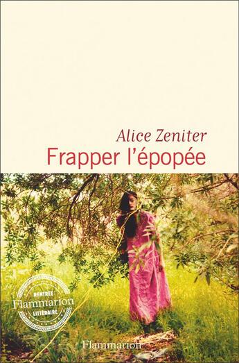 Couverture du livre « Frapper l'épopée » de Alice Zeniter aux éditions Flammarion