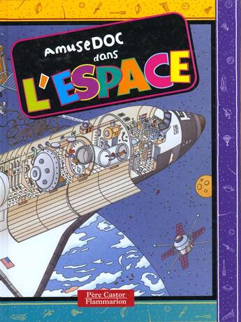 Couverture du livre « Amusedoc dans l'espace - civilisations » de Petit Jeanne aux éditions Pere Castor