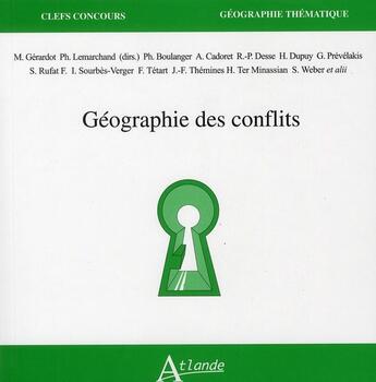 Couverture du livre « Géographie des conflits » de  aux éditions Atlande Editions