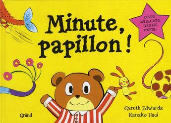 Couverture du livre « Minute, papillon ! » de Edwards Gareth aux éditions Grund