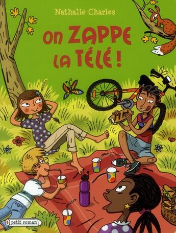 Couverture du livre « On zappe la télé ! » de Nathalie Charles aux éditions Rageot