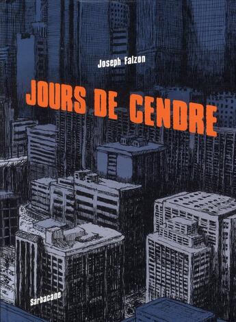 Couverture du livre « Jours de cendre » de Joseph Falzon aux éditions Sarbacane