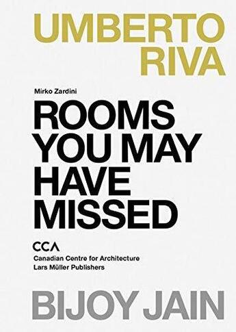 Couverture du livre « Umberta riva et bijoy jain rooms you may have missed » de  aux éditions Lars Muller