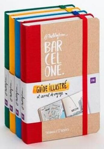 Couverture du livre « @theblogfrom... Barcelone ; carnet de voyage » de  aux éditions Triangle Postals