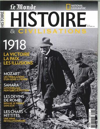 Couverture du livre « Histoire et civilisations n 43 1918, une paix perdue - octobre 2018 » de  aux éditions Malesherbes