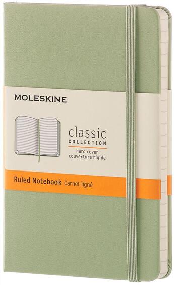 Couverture du livre « Carnet ligné poche rigide sauge » de  aux éditions Moleskine