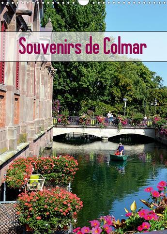 Couverture du livre « Souvenirs de colmar calendrier mural 2020 din a3 vertical - decouvrez la ville pittoresque (édition 2020) » de Kr Ll Ulrike aux éditions Calvendo