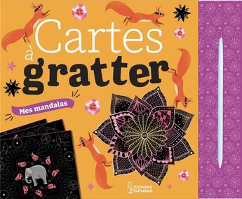 Couverture du livre « Cartes à gratter ; mes mandalas » de Marie-Rose Boisson aux éditions Larousse