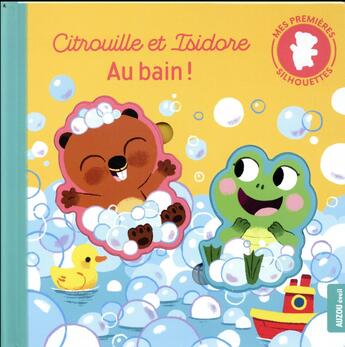 Couverture du livre « Citrouille et isidore au bain ! » de Virginie Hanna / Chr aux éditions Philippe Auzou