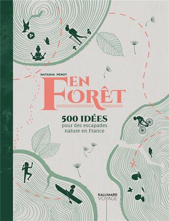 Couverture du livre « En forêt ; 150 idées pour des escapades nature en France » de Natasha Penot aux éditions Gallimard-loisirs