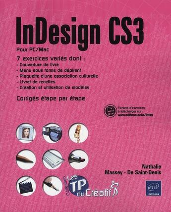 Couverture du livre « InDesign CS3 » de Massey De St Deni N. aux éditions Eni