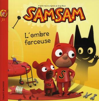 Couverture du livre « SamSam T.21 ; l'ombre farceuse » de Serge Bloch aux éditions Bayard Jeunesse