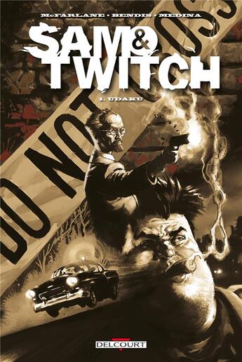 Couverture du livre « Sam & Twitch t.1 ; Udaku » de Angel Medina et Todd Mcfarlane et Brian Michael Bendis aux éditions Delcourt