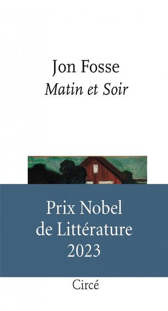 Couverture du livre « Matin et soir » de Jon Fosse aux éditions Circe