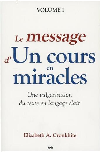 Couverture du livre « Le message d'