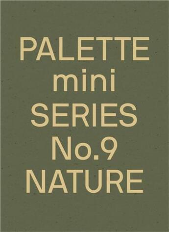 Couverture du livre « Palette mini series 09 : nature » de  aux éditions Victionary