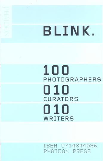 Couverture du livre « Blink. (br) » de  aux éditions Phaidon Press