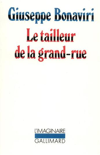 Couverture du livre « Le tailleur de la grand-rue » de Giuseppe Bonaviri aux éditions Gallimard