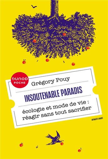 Couverture du livre « Insoutenable paradis : faire face à nos paradoxes quotidiens » de Gregory Pouy aux éditions Dunod