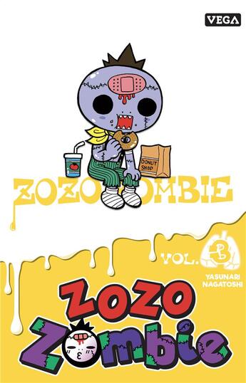 Couverture du livre « Zozo zombie Tome 3 » de Nagatoshi Yasunari aux éditions Vega Dupuis