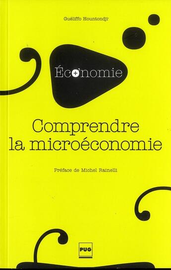 Couverture du livre « Comprendre la microéconomie » de Hountondji aux éditions Pu De Grenoble