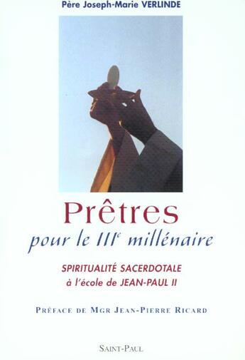 Couverture du livre « Pretres pour le iiieme millenaire » de  aux éditions Saint Paul Editions