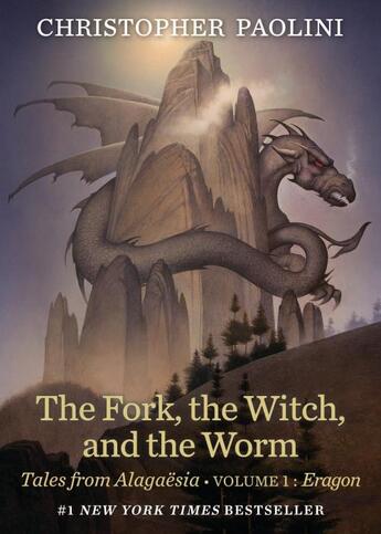 Couverture du livre « THE FORK, THE WITCH, AND THE WORM - TALES FROM ALAGAESIA - ERAGON) » de Christopher Paolini aux éditions Random House Us