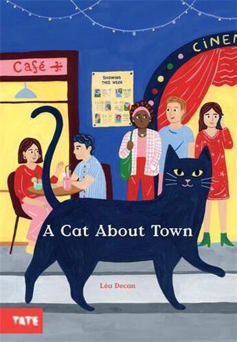 Couverture du livre « Cat about town » de Lea Decan aux éditions Tate Gallery