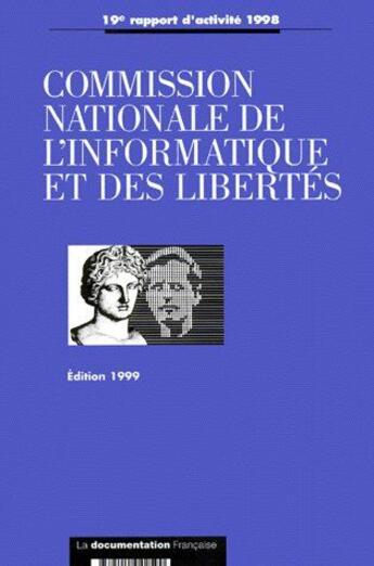 Couverture du livre « Commission nationale de l'informatique et des libertés (édition 1999) » de  aux éditions Documentation Francaise