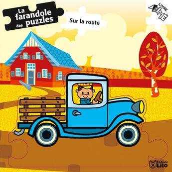 Couverture du livre « Farandole puzzles la route » de  aux éditions Lito