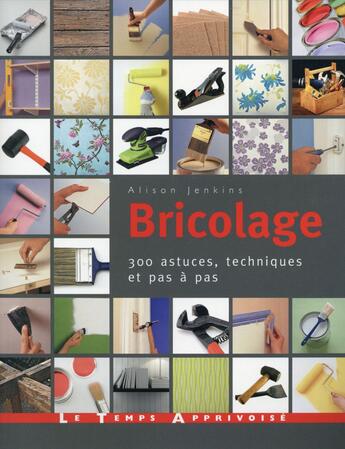 Couverture du livre « Bricolage ; 300 astuces, techniques et pas à pas » de Alison Jenkins aux éditions Le Temps Apprivoise